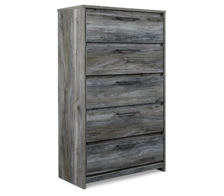 Baystorm Queen Panel Bed, Dresser, Mirror, Chest and Nightstand