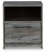 Baystorm Full Storage Bed, Dresser, Mirror and Nightstand