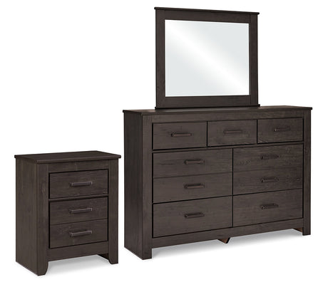 Brinxton Dresser, Mirror and Nightstand