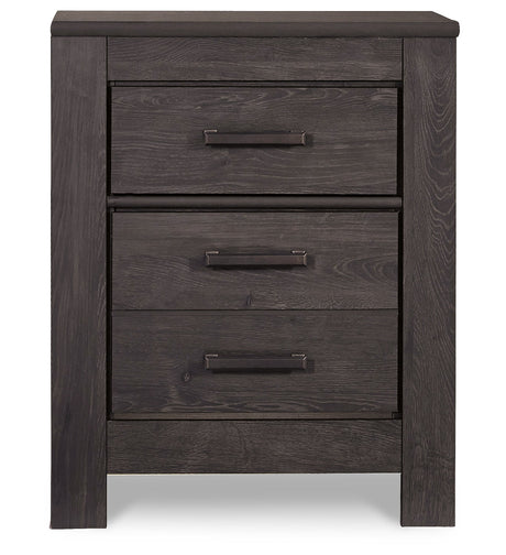 Brinxton Queen Panel Bed, Dresser, Mirror, Chest and Nightstand
