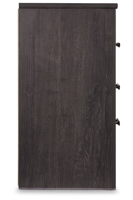 Brinxton King Panel Bed, Dresser Mirror, Chest and 2 Nightstands