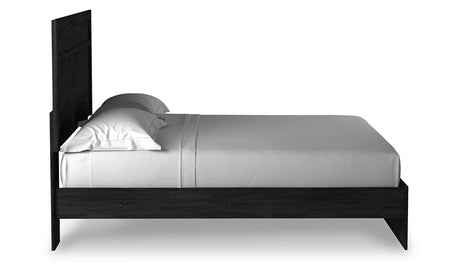 Belachime King Panel Bed, Dresser, Mirror, and Nightstand