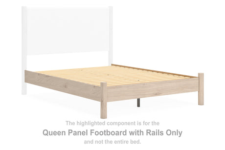 Cadmori Queen Panel Footboard with Rails
