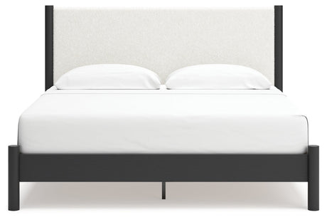 Cadmori King Panel Bed, Dresser, Mirror and Nightstand