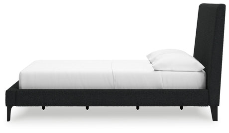 Cadmori Full Upholstered Bed with Roll Slats