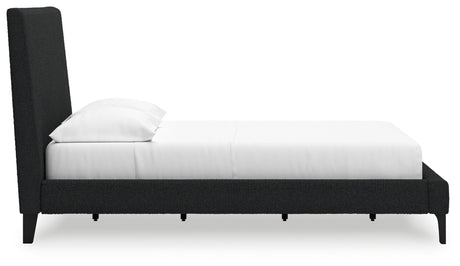 Cadmori Full Upholstered Bed with Roll Slats