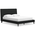 Cadmori Queen Upholstered Bed with Roll Slats