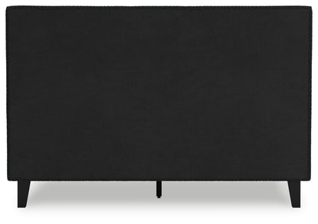 Cadmori Queen Upholstered Bed with Roll Slats