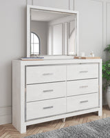 Altyra Twin Panel Bed, Dresser, Mirror and Nightstand