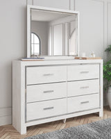 Altyra King Panel Bed, Dresser, Mirror, Chest and Nightstand