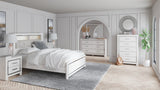Altyra Queen Bookcase Headboard, Dresser and Mirror