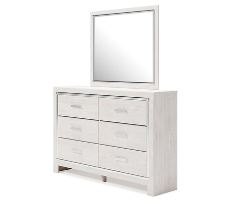 Altyra King Panel Bed, Dresser, Mirror, Chest and Nightstand