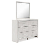 Altyra Queen Panel Storage Bed, Dresser, Mirror and Chest