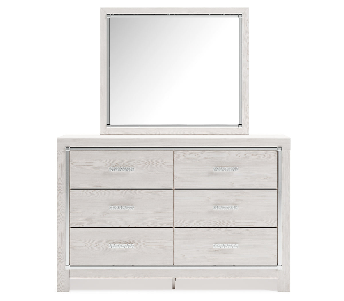 Altyra Queen Panel Storage Bed, Dresser, Mirror and Nightstand