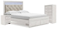 Altyra Queen Storage Bed, Chest and Nightstand