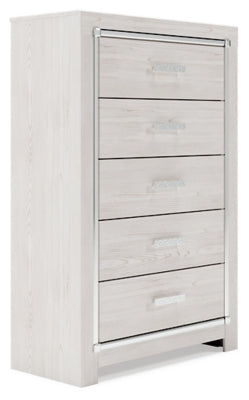 Altyra King Panel Bed, Chest and 2 Nightstands