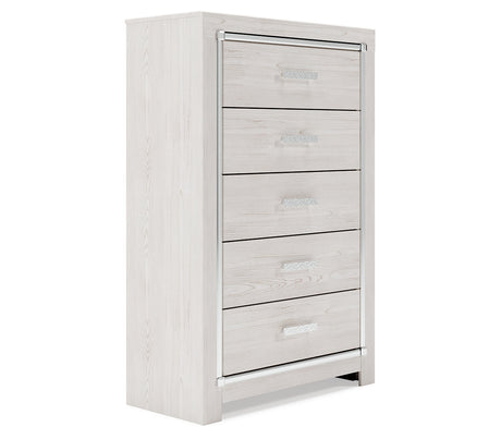 Altyra King Panel Bed, Chest and 2 Nightstands