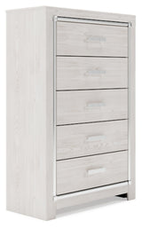 Altyra King Panel Bed, Dresser, Mirror, Chest and Nightstand