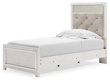 Altyra Twin Panel Bed, Dresser, Mirror and Nightstand