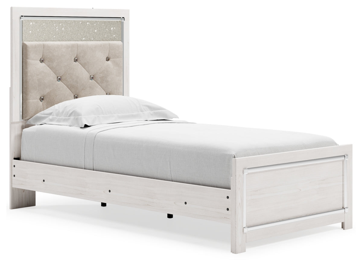 Altyra Twin Panel Bed, Chest and Nightstand