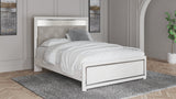Altyra Queen Upholstered Panel Bed, Dresser, Mirror, Chest and Nightstand