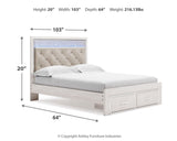 Altyra Queen Storage Bed, Chest and 2 Nightstands