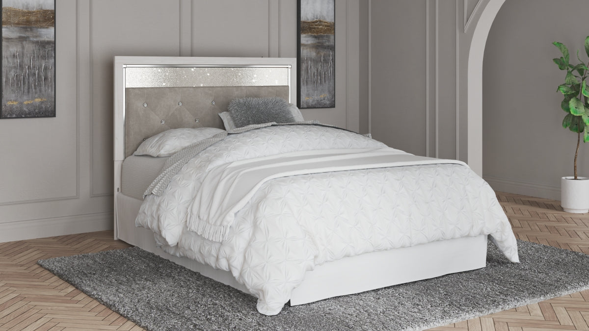 Altyra Queen Upholstered Panel Headboard
