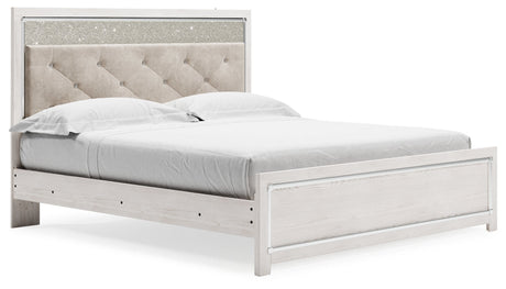 Altyra King Panel Bed, Dresser, Mirror, Chest and Nightstand