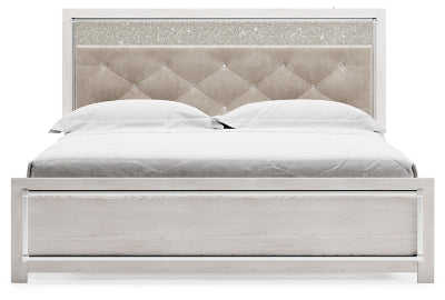 Altyra King Panel Bed, Dresser, Mirror, Chest and Nightstand