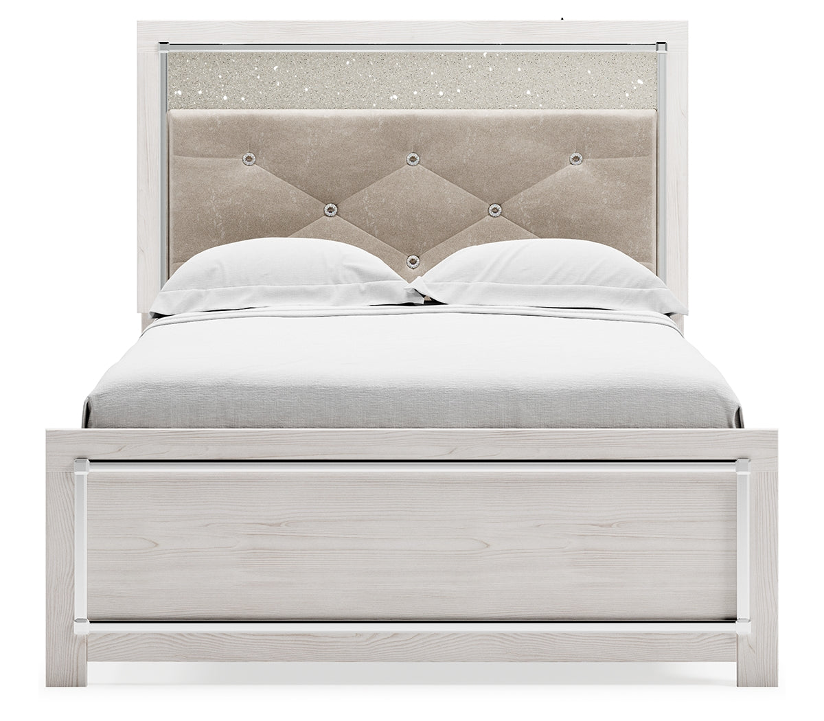 Altyra Full Panel Bed, Dresser, Mirror and Nightstand