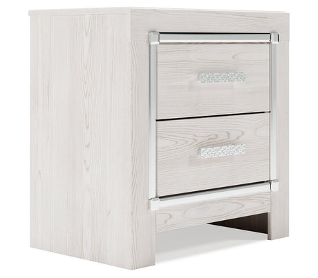 Altyra King Panel Bed, Dresser, Mirror, Chest and Nightstand