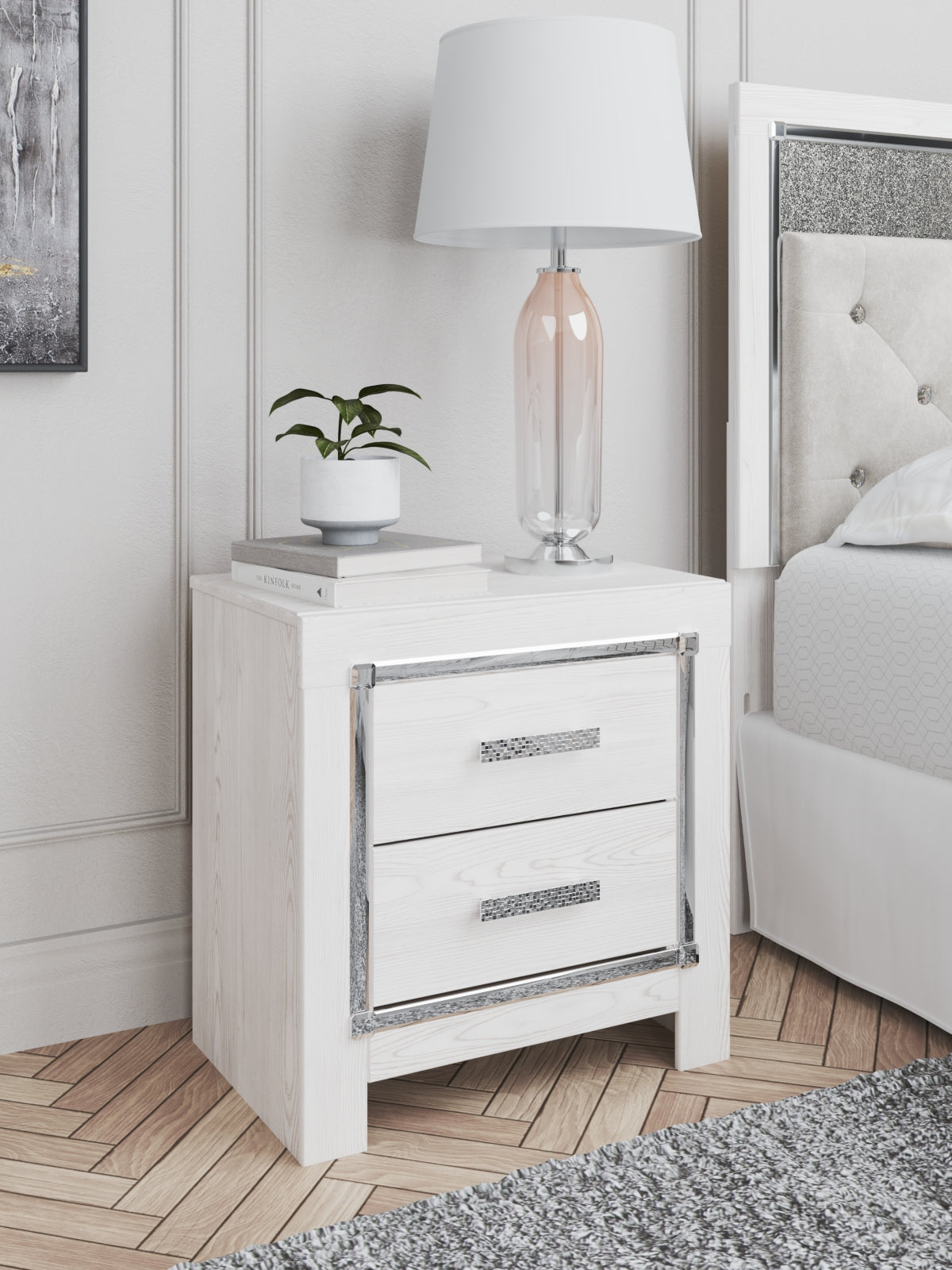 Altyra Queen Storage Bed, Chest and Nightstand