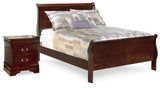 Alisdair Full Sleigh Bed and Nightstand