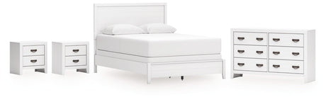 Binterglen Queen Panel Bed, Dresser and 2 Nightstands