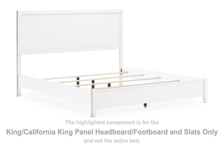 Binterglen King/California King Panel Headboard/Footboard and Slats