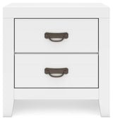 Binterglen Queen Panel Bed and 2 Nightstands