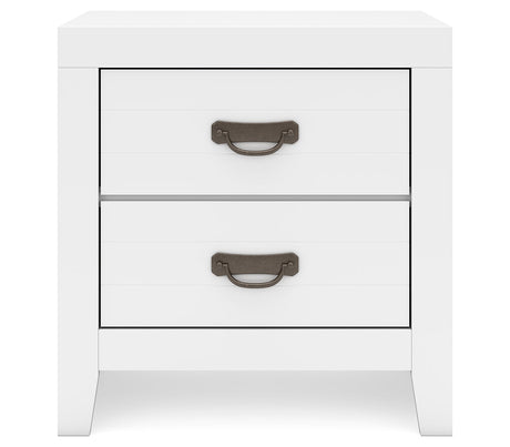 Binterglen Twin Panel Bed, Dresser, Mirror, Chest and 2 Nightstands