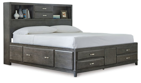 Caitbrook Queen Storage Bed, Dresser and Nightstand
