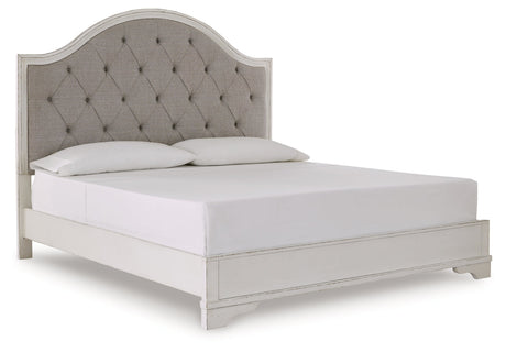 Blendon King Upholstered Panel Bed