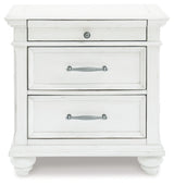 Kanwyn King Panel Bed, Dresser, Mirror and 2 Nightstands
