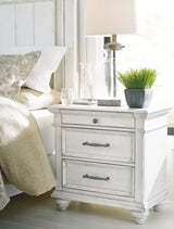 Kanwyn King Panel Bed, Dresser, Mirror and 2 Nightstands