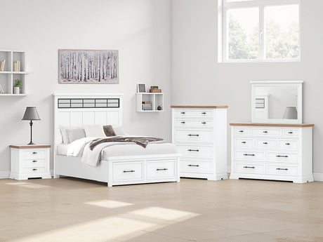 Ashbryn Queen Panel Storage Bed