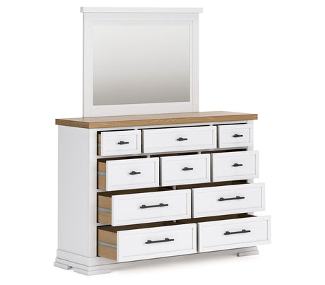 Ashbryn Dresser and Mirror
