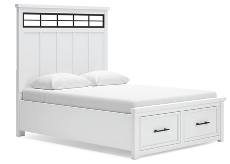 Ashbryn Queen Panel Storage Bed