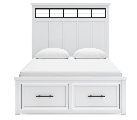 Ashbryn Queen Panel Storage Bed