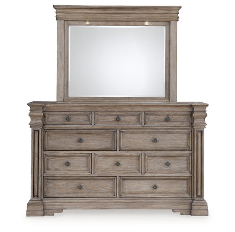 Blairhurst King Panel Bed, Dresser, Mirror and Nightstand