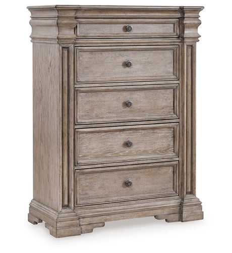 Blairhurst Queen Panel Bed, Dresser, Mirror, Chest and Nightstand