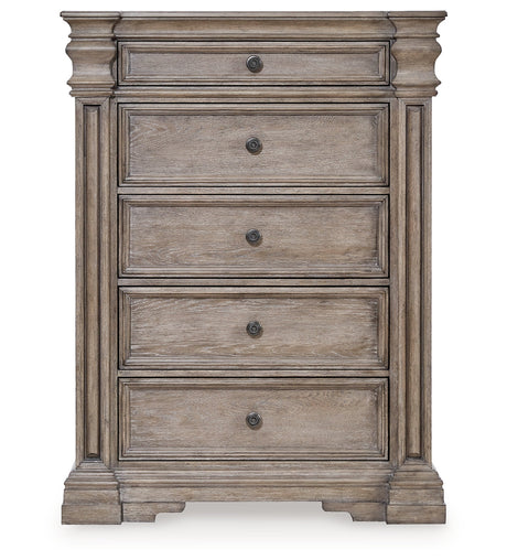 Blairhurst Queen Panel Bed, Dresser, Mirror, Chest and Nightstand