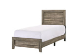 Millie Brownish Gray Twin Panel Bed