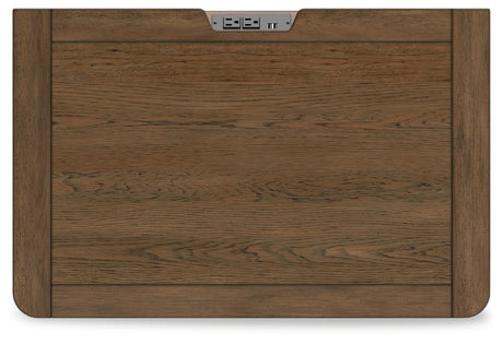 Cabalynn King Upholstered Bed, Dresser, Mirror and Nightstand